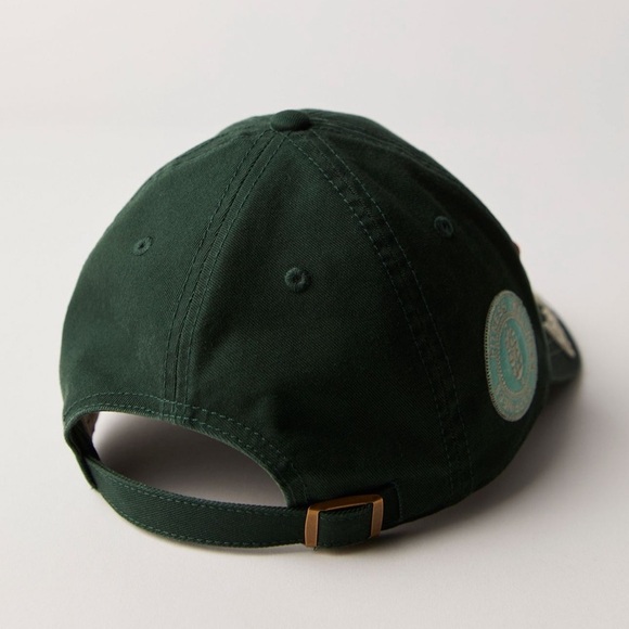 NWT Free People Mountain Made Baseball Hat in Green main image 3